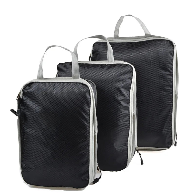 Foldable Compression Packing Cubes Set