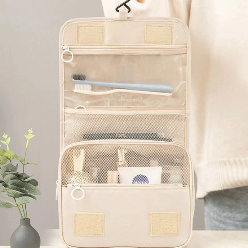 3-Piece Makeup and Toiletry Bag Set