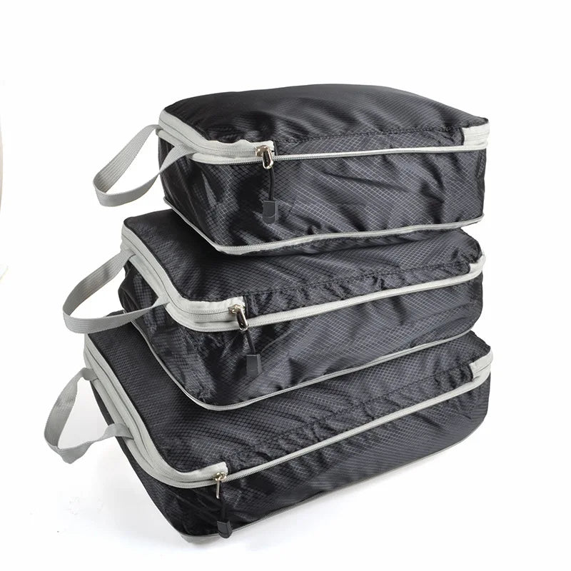 Foldable Compression Packing Cubes Set