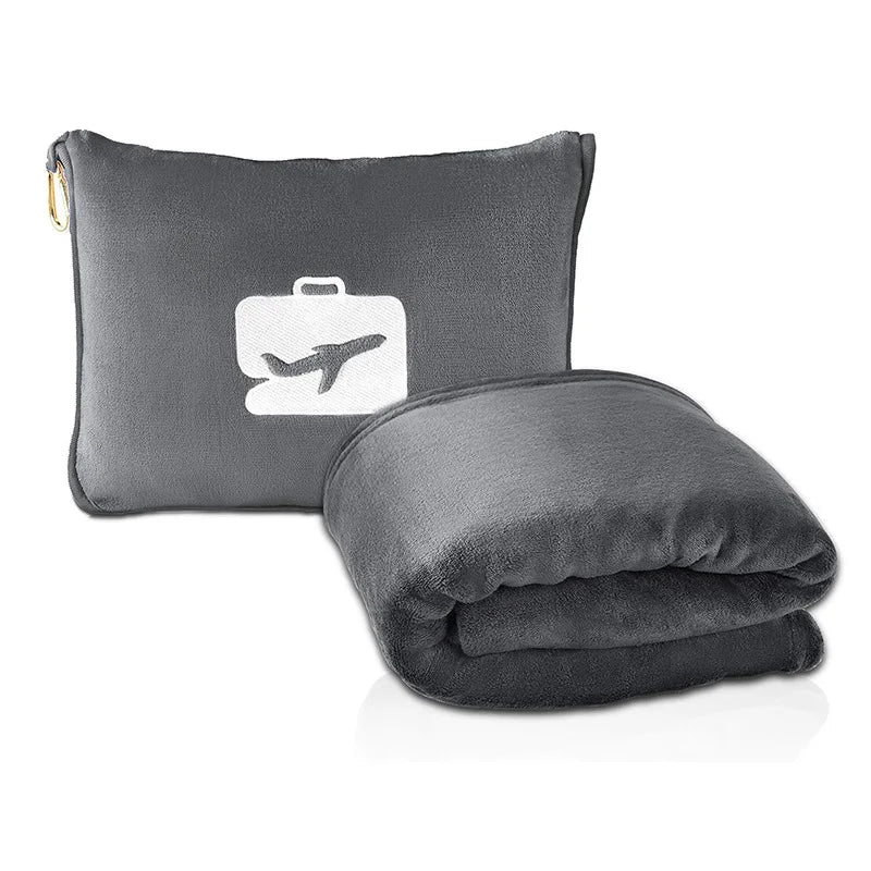 2-in-1 Travel Blanket and Pillow Set